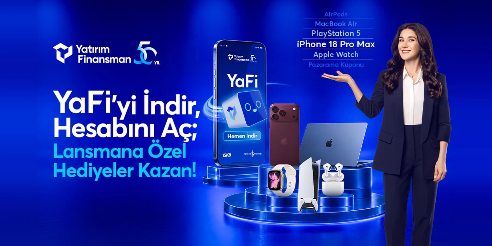 YaFi Lansmana Özel Çekiliş Kampanyası